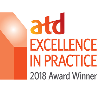 Logo for the ATD Excellenece in Practice 2018 award