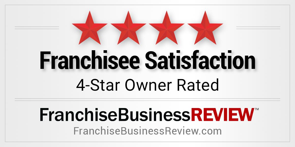 Franchisee Satisfaction 4-star Owner Rated