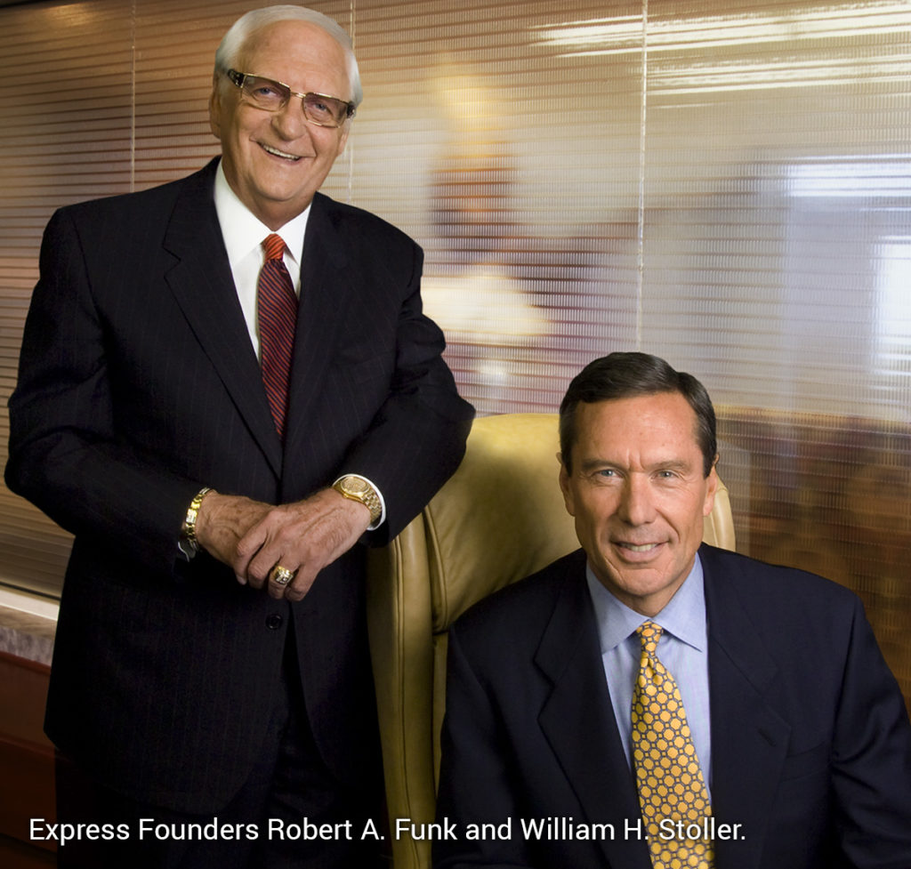 Express Founders Robert Funk and William Stoller