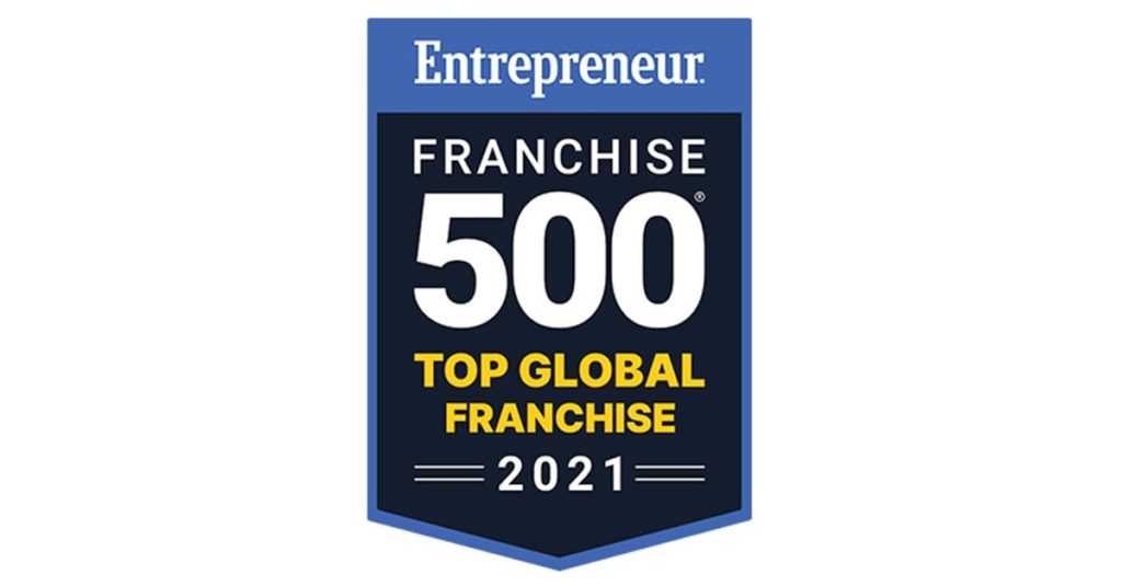 Entrepreneur Franchise 500 Top Global Franchise 2021