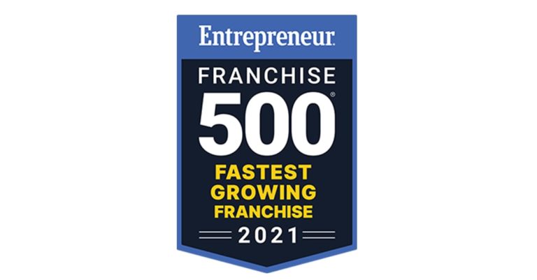Entrepreneur Franchise 500 Fastest Growing Franchise 2021