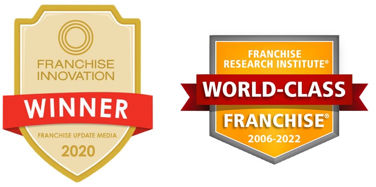 Franchise innovation Winner and World-Class Franchise awards