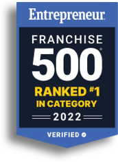 Entrepreneur franchise 500 ranked #1 in category 2022