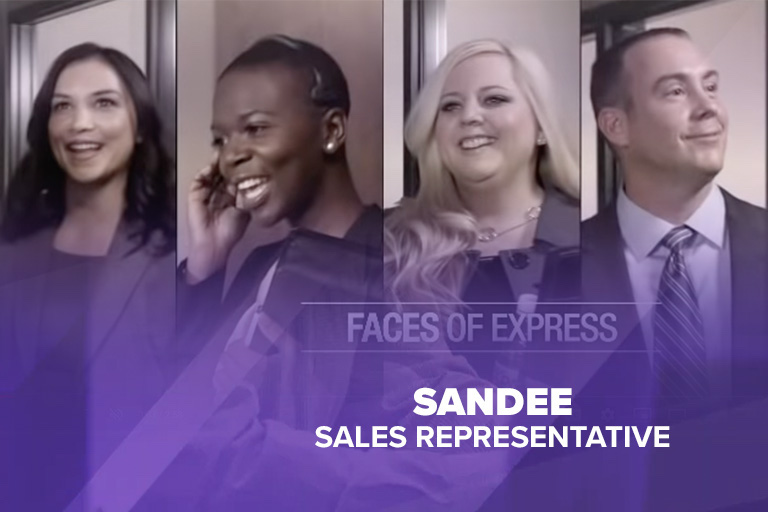Faces of Express - Sandee - Sales Representative