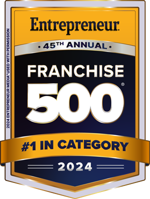 Entrepreneur Franchise 500 2024 Ranked #1 in Category 13 years in a row